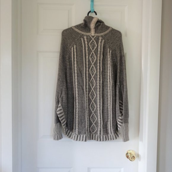 Anthropologie Wool Blend Poncho XS/S - Picture 2 of 4